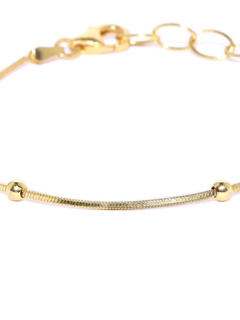 Carlton London Gold-Plated Wraparound Bracelets. : SB1003B