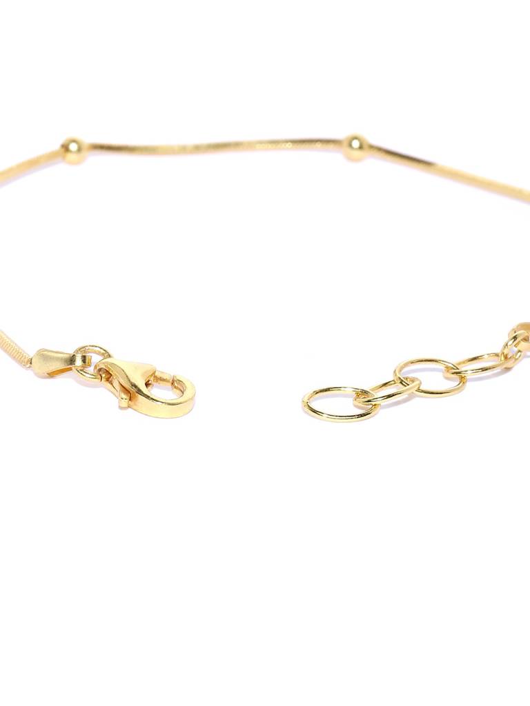 Carlton London Gold-Plated Wraparound Bracelets. : SB1003B