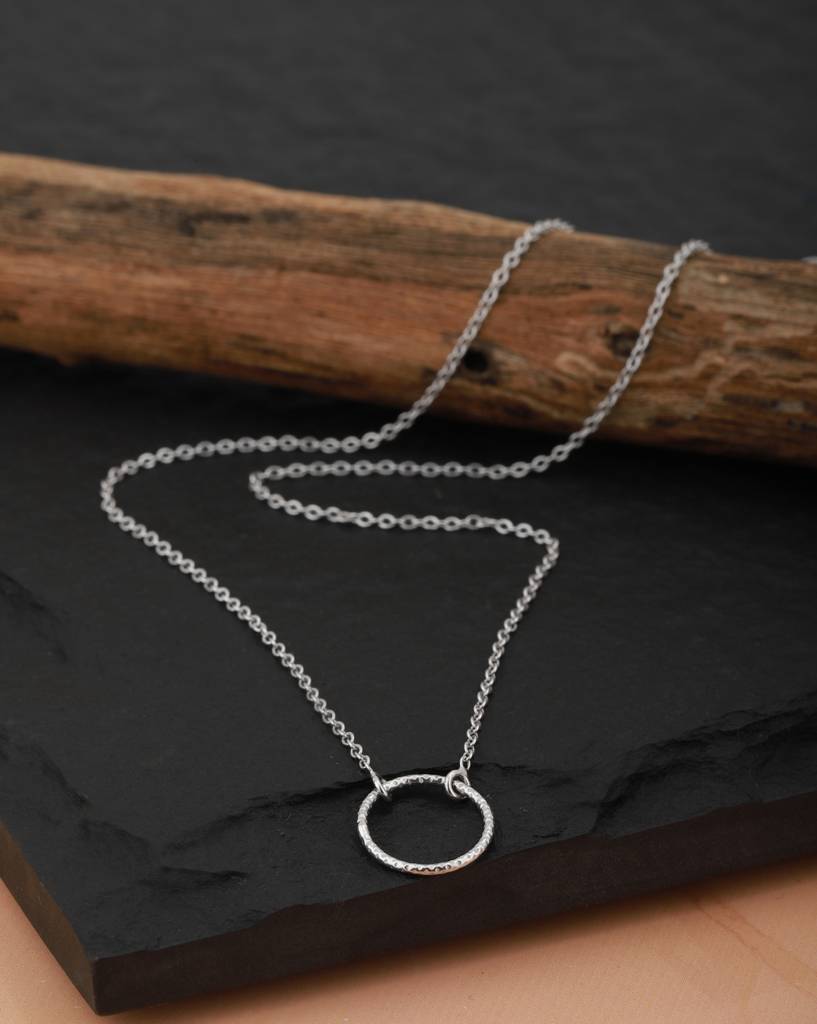 Silver-Toned Rhodium Plated Necklace : SB121246N