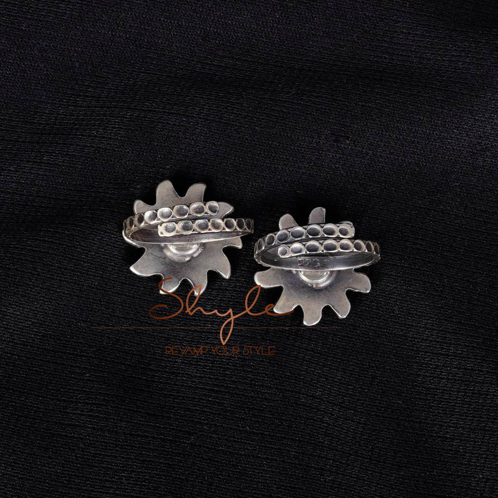 Moh Turquoise Mini Flower Toe Ring : SK291-1
