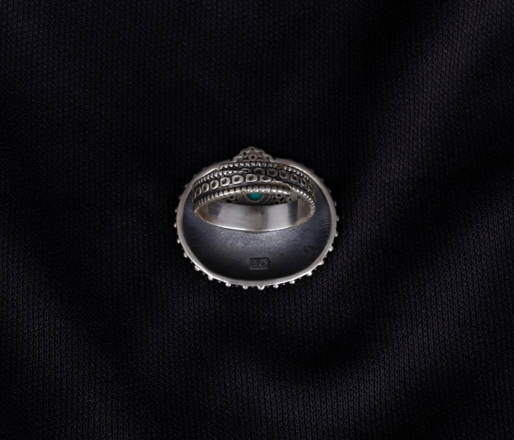 925 Sterling Silver Intricate Sea Shell Ring : SR2039