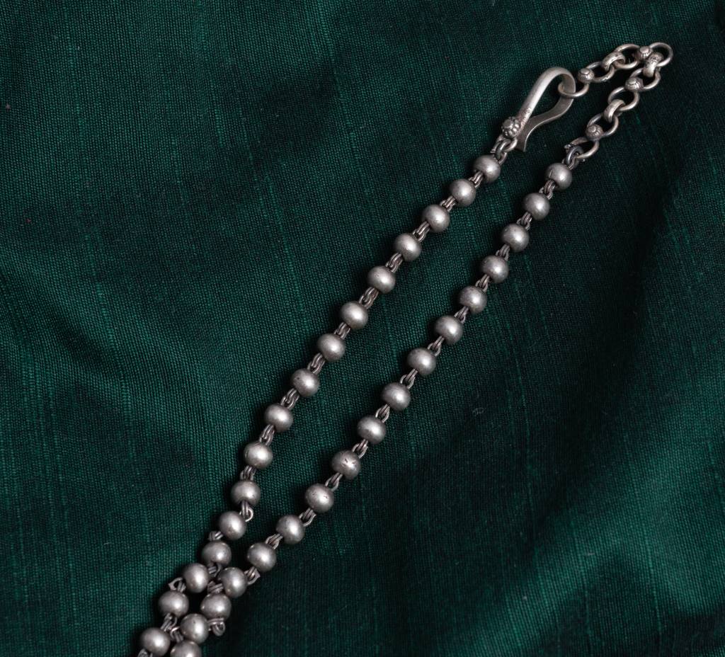 925 Sterling Silver Anvaya Intricate Lotus Necklace : SN1110