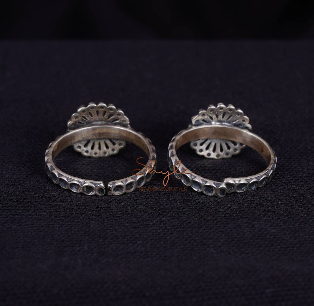 Moh Intricate Chakra Toe Ring : SK292-1-1-1-1