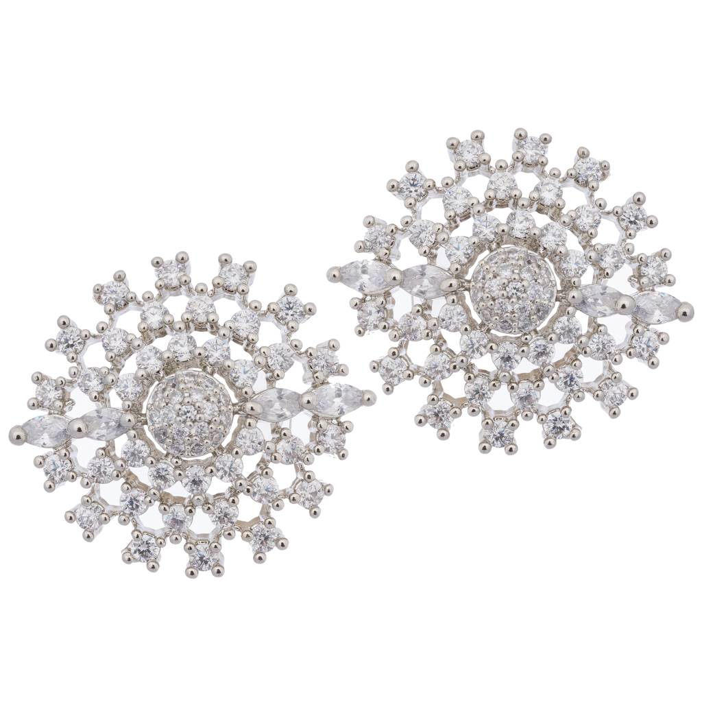 Classic American Diamond Stud Earring