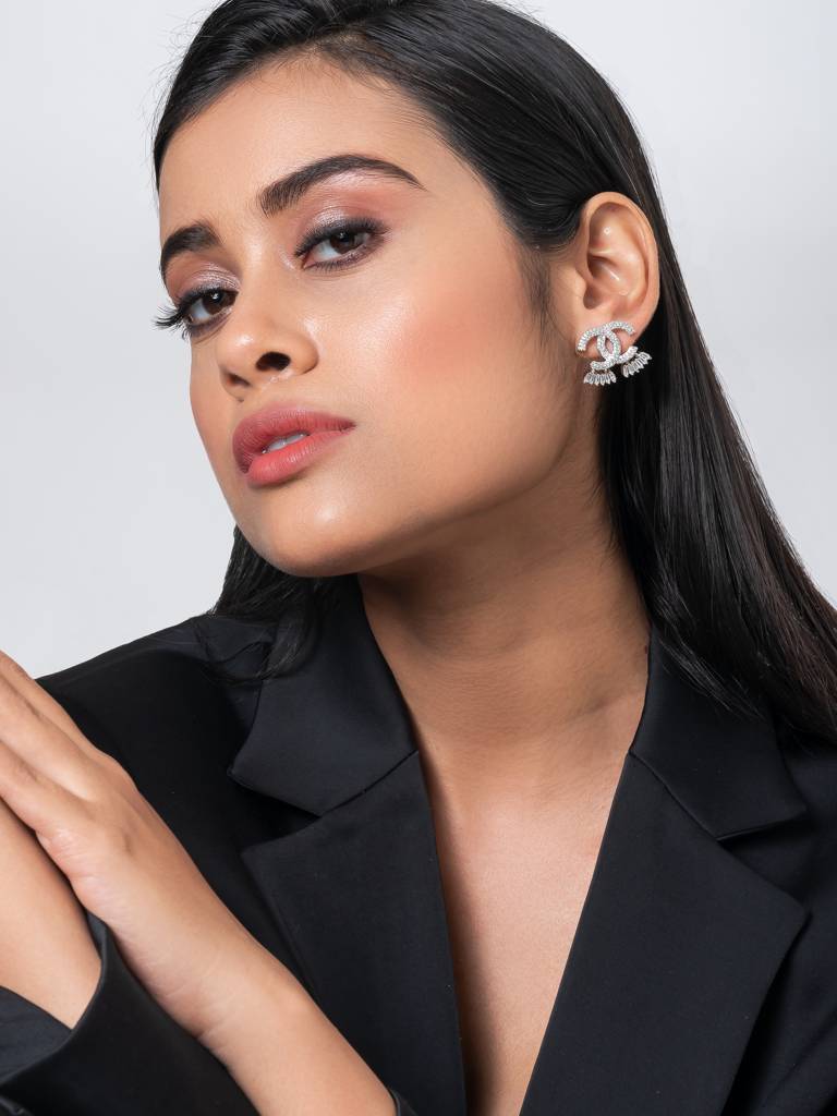 Exquisite CC American Diamond Earring
