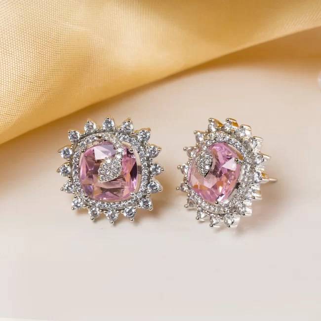Crystal American Diamond Stud Earring