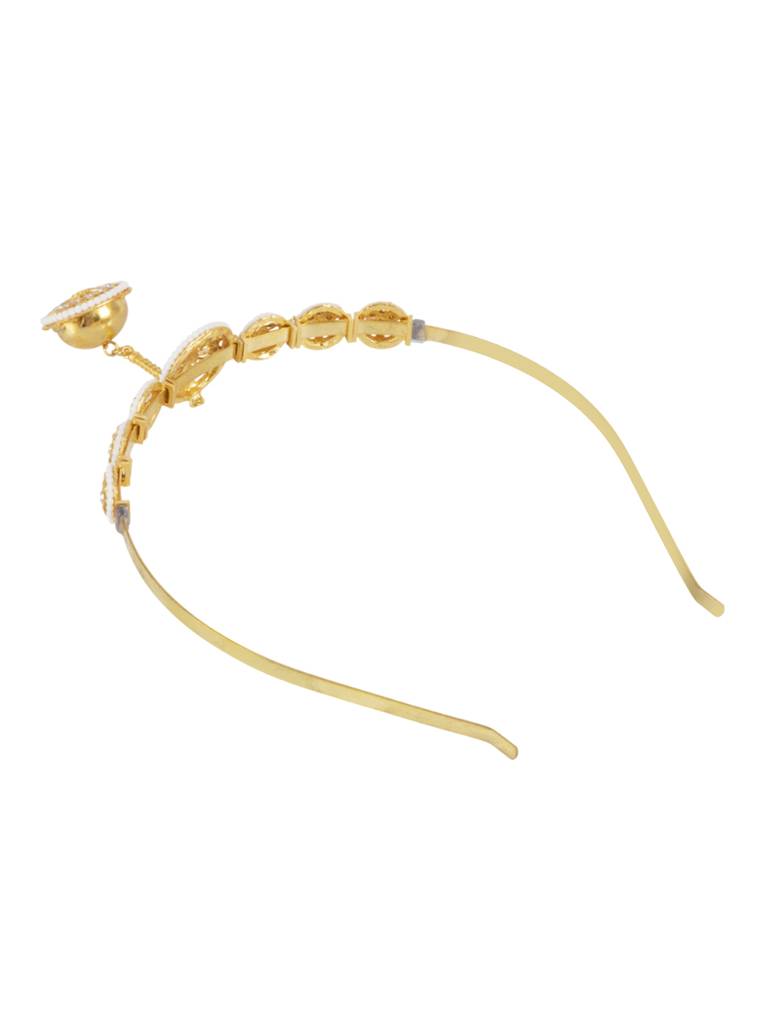 Firoza Baisa Sheeshphool With Borla Hairband : SHEESHPHOOLBORLA1594