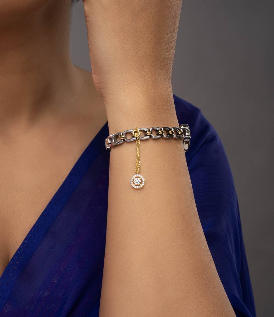 925 Silver Cluster Watch Charm : CSWC381