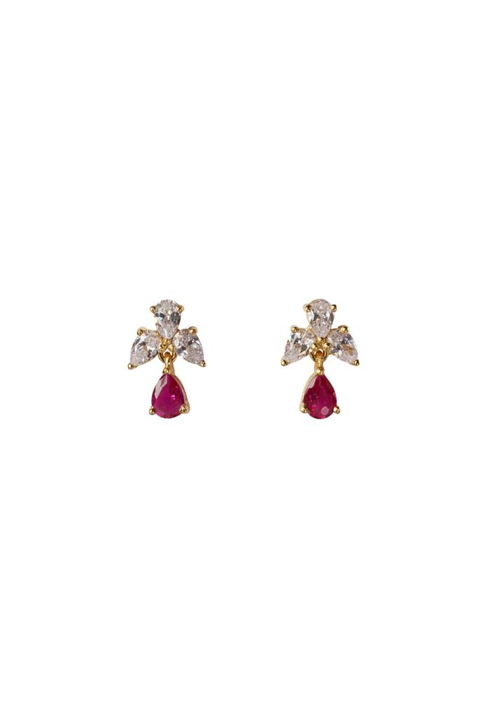 Pink Drop Earrings : CS115