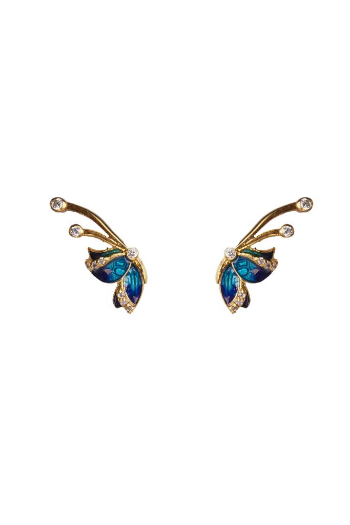 Enamel Butterfly Pendant Set : CS123