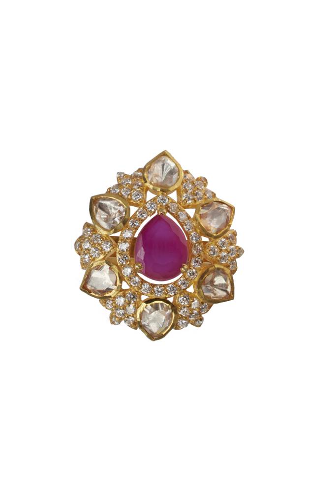 Shifa Polki Ring : PJ160