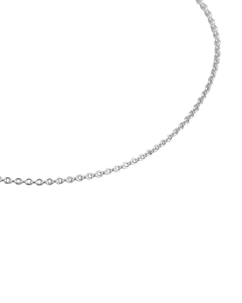 925 Sterling Silver Dangling Kalpvruksh With Rhodium Plated Charm Adjustable Anklet : SILA106