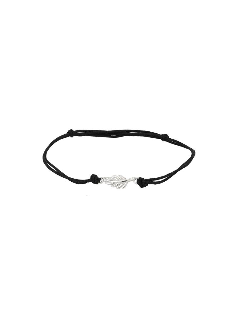 Carlton London Women 925 Sterling Silver Rhodium-Plated Adjustable Charm Bracelet : SILB060