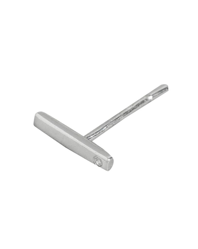 Carlton London Rhodium-Plated 925 Sterling Silver?Contemporary Studs : SILE141