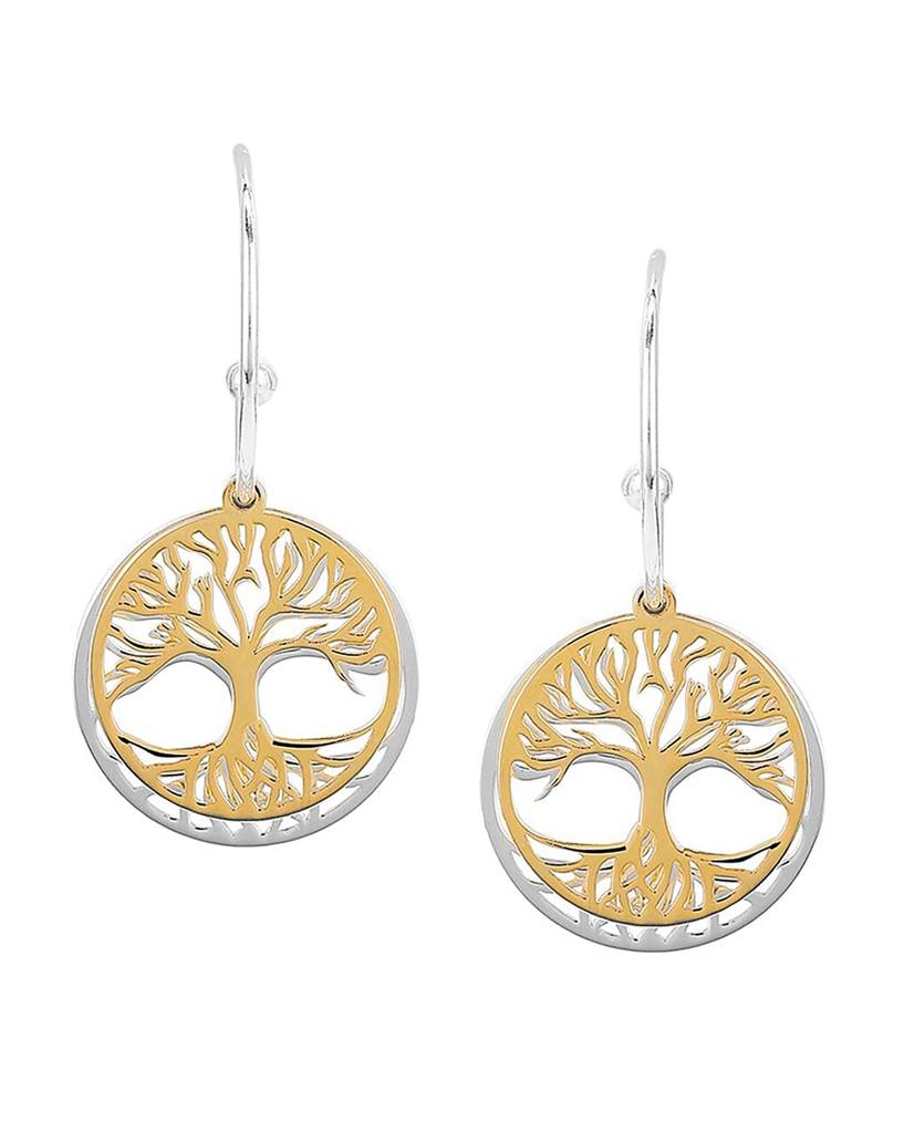 Carlton London Rhodium-Plated Sterling Silver Drop Earrings : SILE224