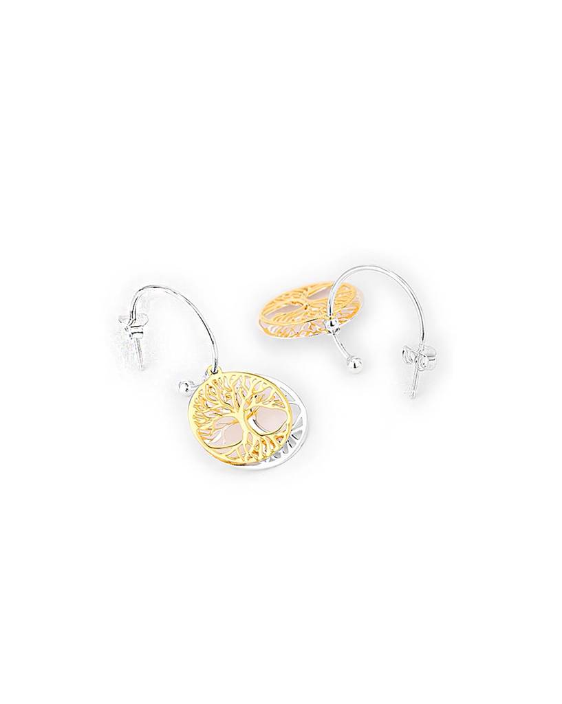 Carlton London Rhodium-Plated Sterling Silver Drop Earrings : SILE224