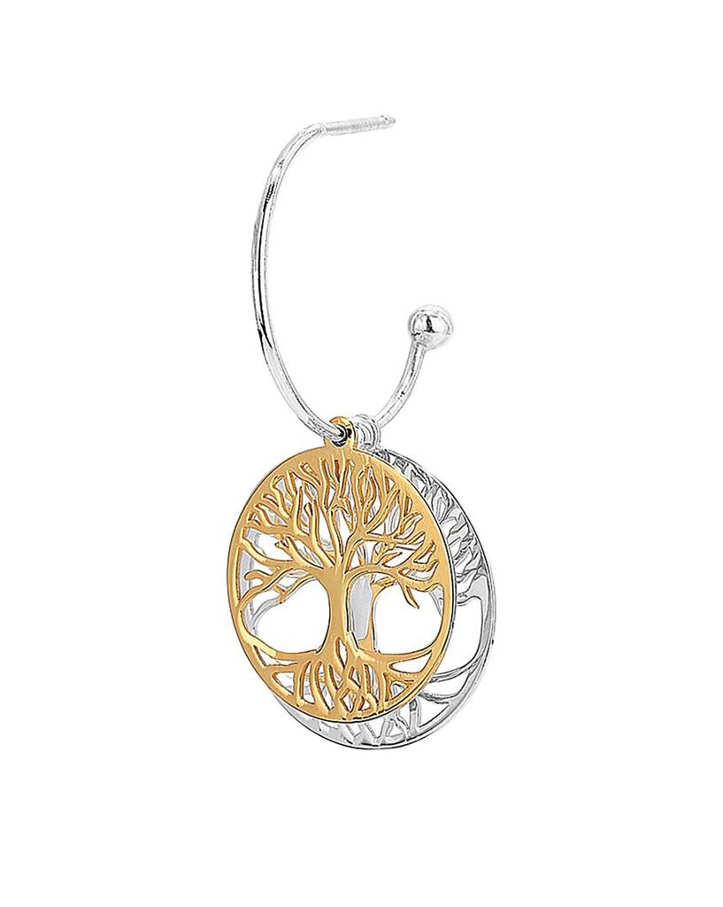 Carlton London Rhodium-Plated Sterling Silver Drop Earrings : SILE224