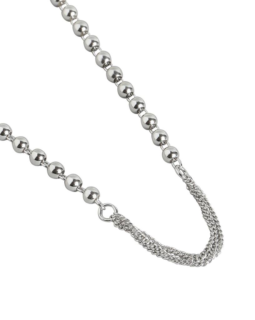 Carlton London 925 Sterling Silver Rhodium Plated Minimal Necklace : SILN206