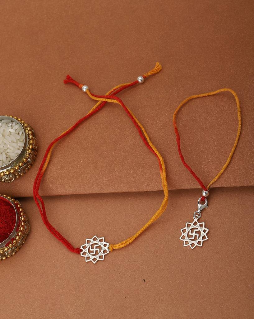 925 Sterling Silver-Rakhi-Siltr051 : SILTR051