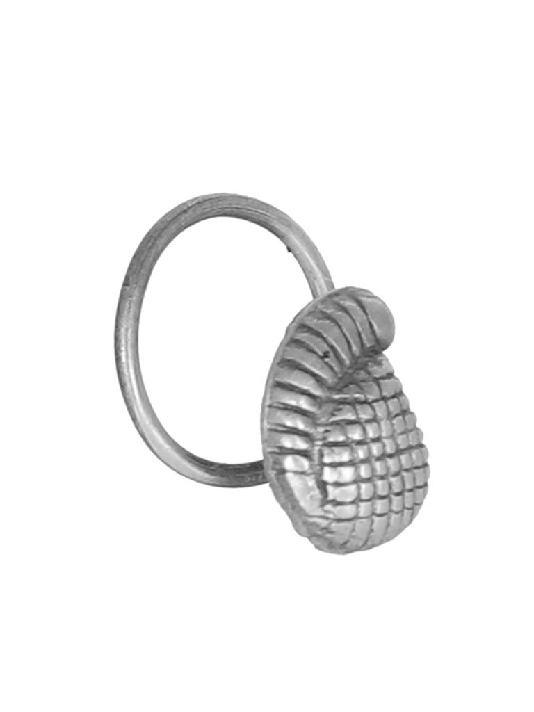 Firoza Pure Silver Anar Nosepin : SILVERNP1440