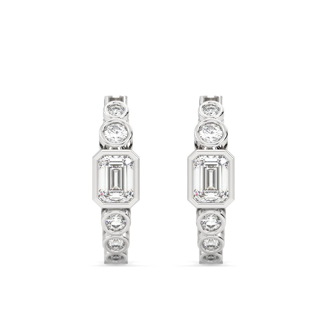 Dual Hoop Earrings : SFJ0525SDER-039