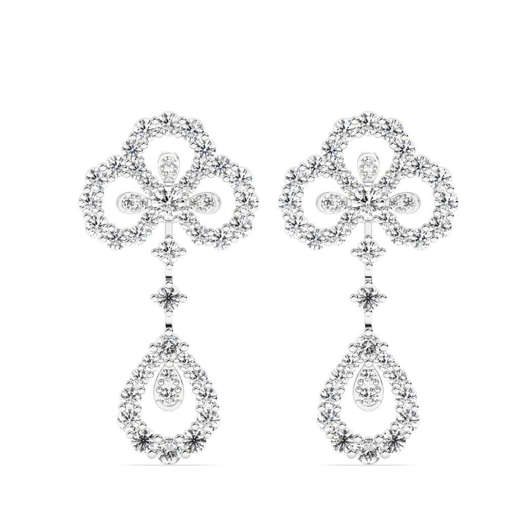 Pear Bond Drop Earrings : SFJ0525SDER-027