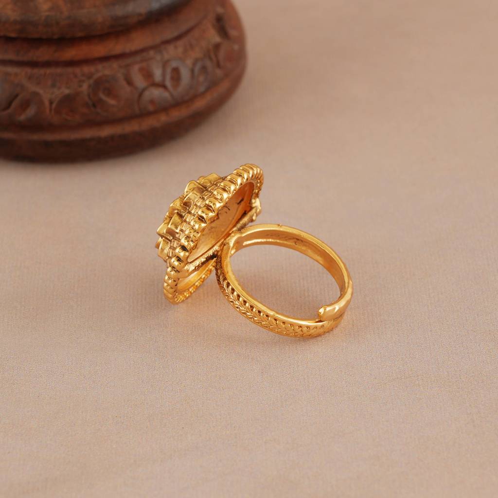 Stunning Traditional Antique Gold Ruby Finger Ring | Stunning ...
