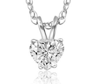Plush 1Ct Solitaire Pendant : SJP0003
