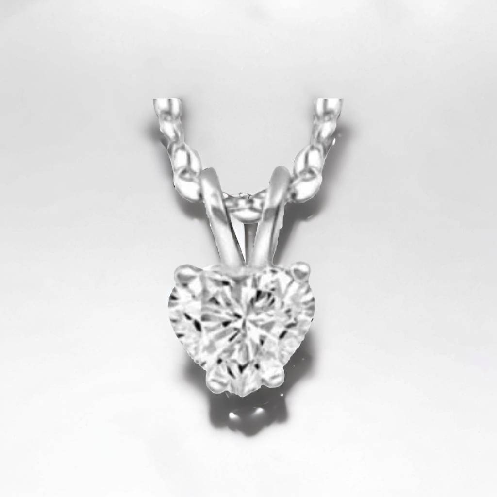 Plush 1Ct Solitaire Pendant : SJP0003