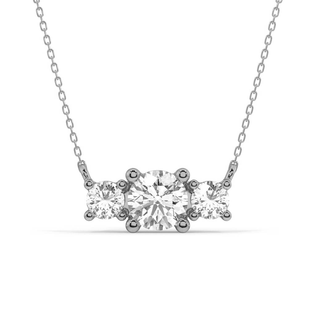 Darling Trio Necklace : SLVD04DarlingTrioNecklace