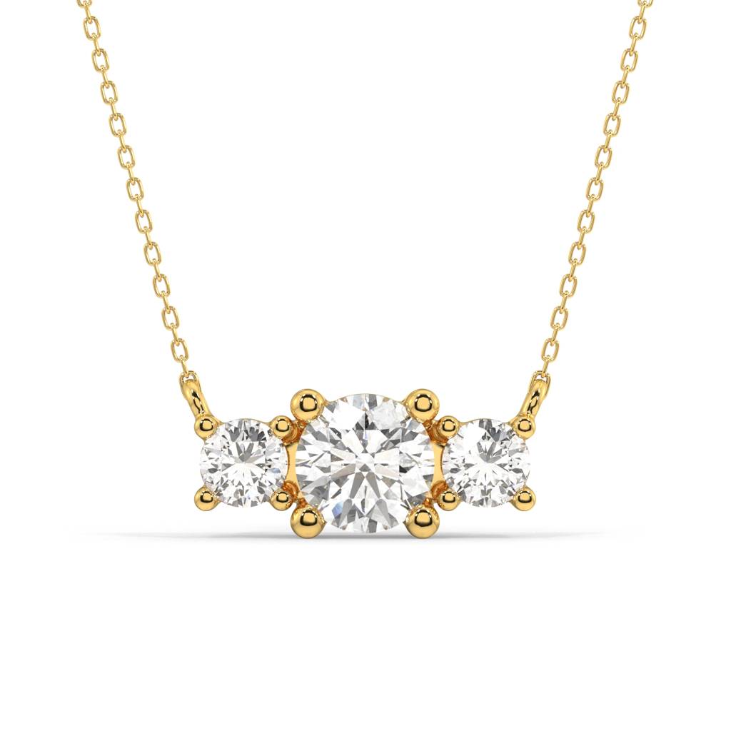 Darling Trio Necklace : SLVD04DarlingTrioNecklace