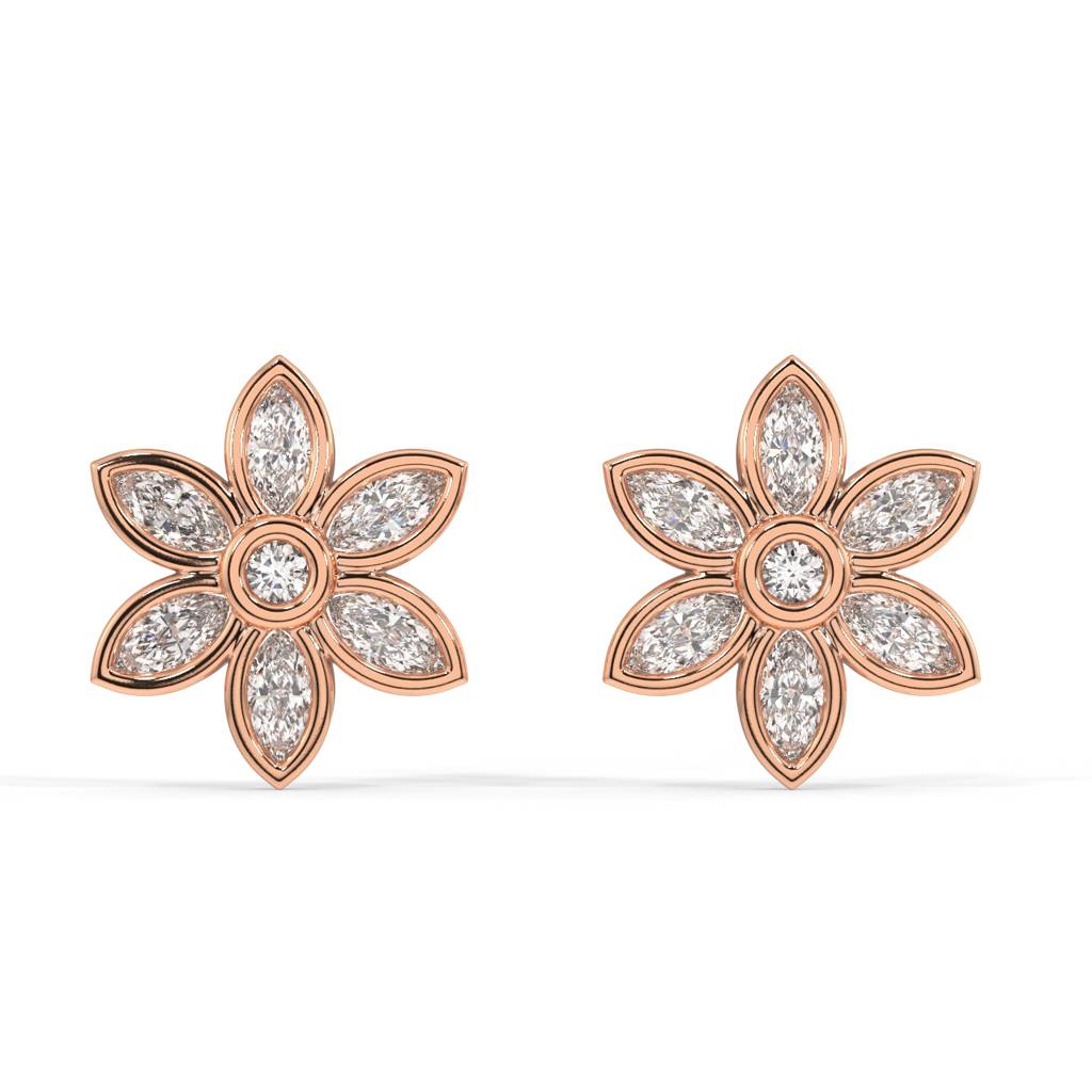 Esra Mini Stud Earrings : SLVR-APR-03EsraTinyStudEarrings