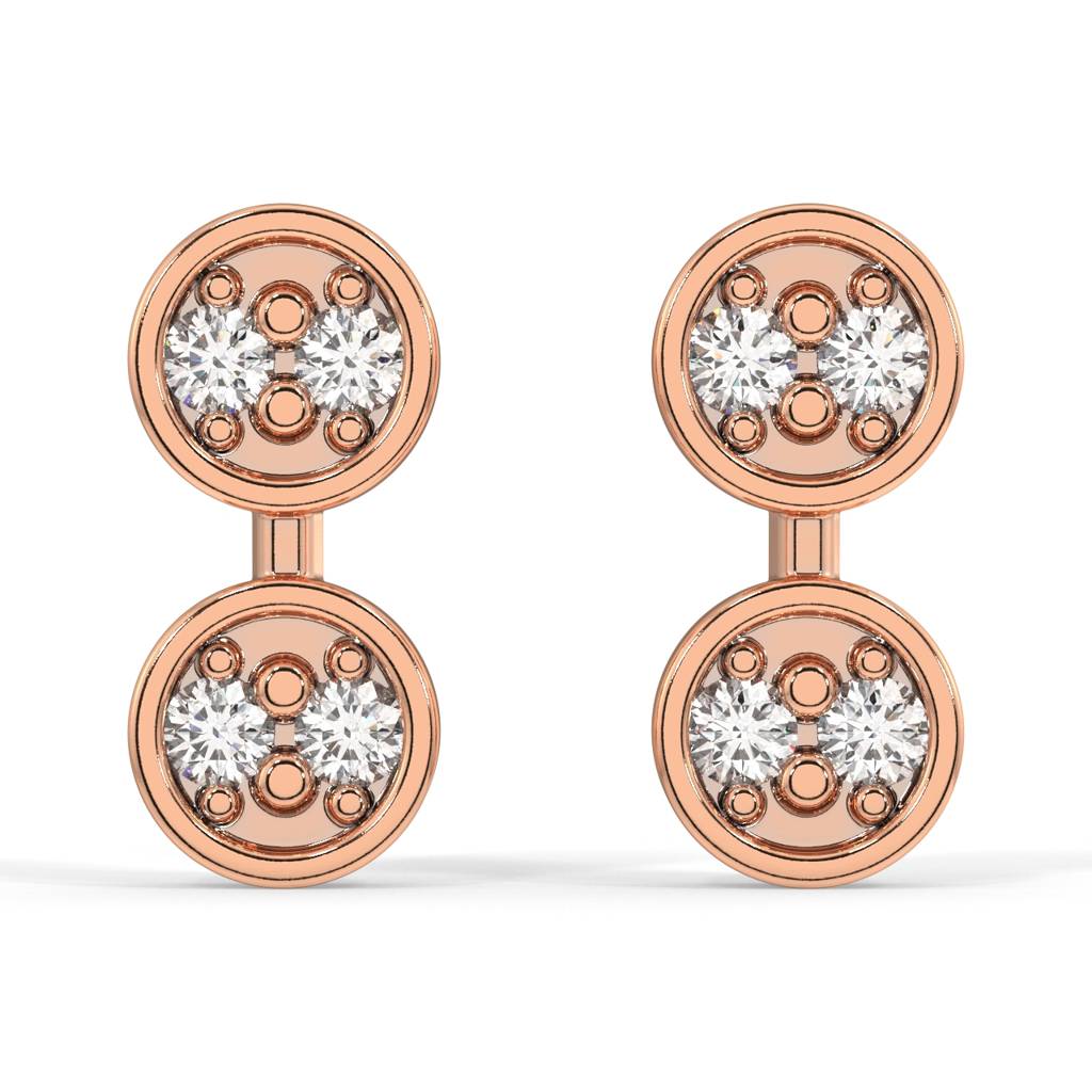 Nolan Mini Stud Earrings : SLVR-APR-10NolanTinyStudEarrings