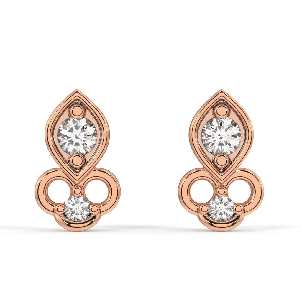 Vera Mini Stud Earrings : SLVR-APR-13VeraTinyStudEarrings