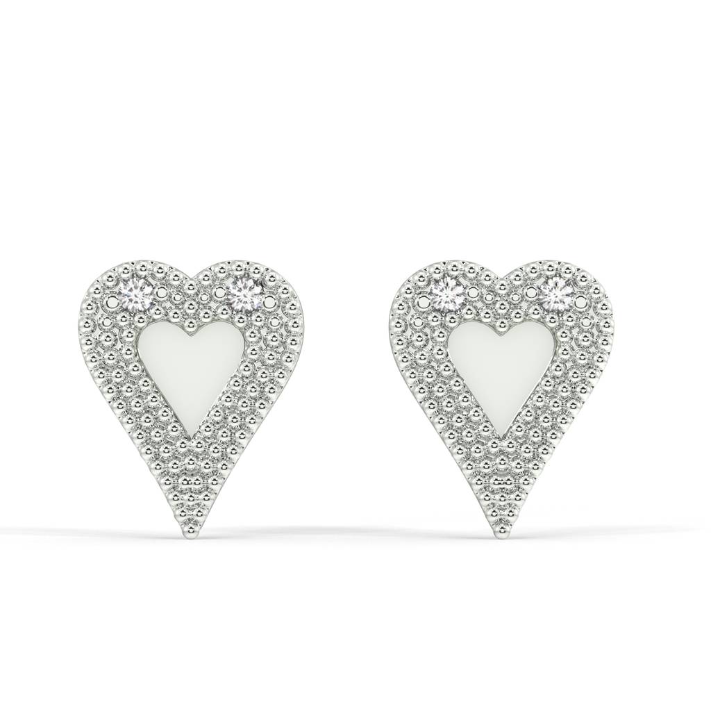 Juno Mini Stud Earrings : SLVR-APR-06JunoTinyStudEarrings