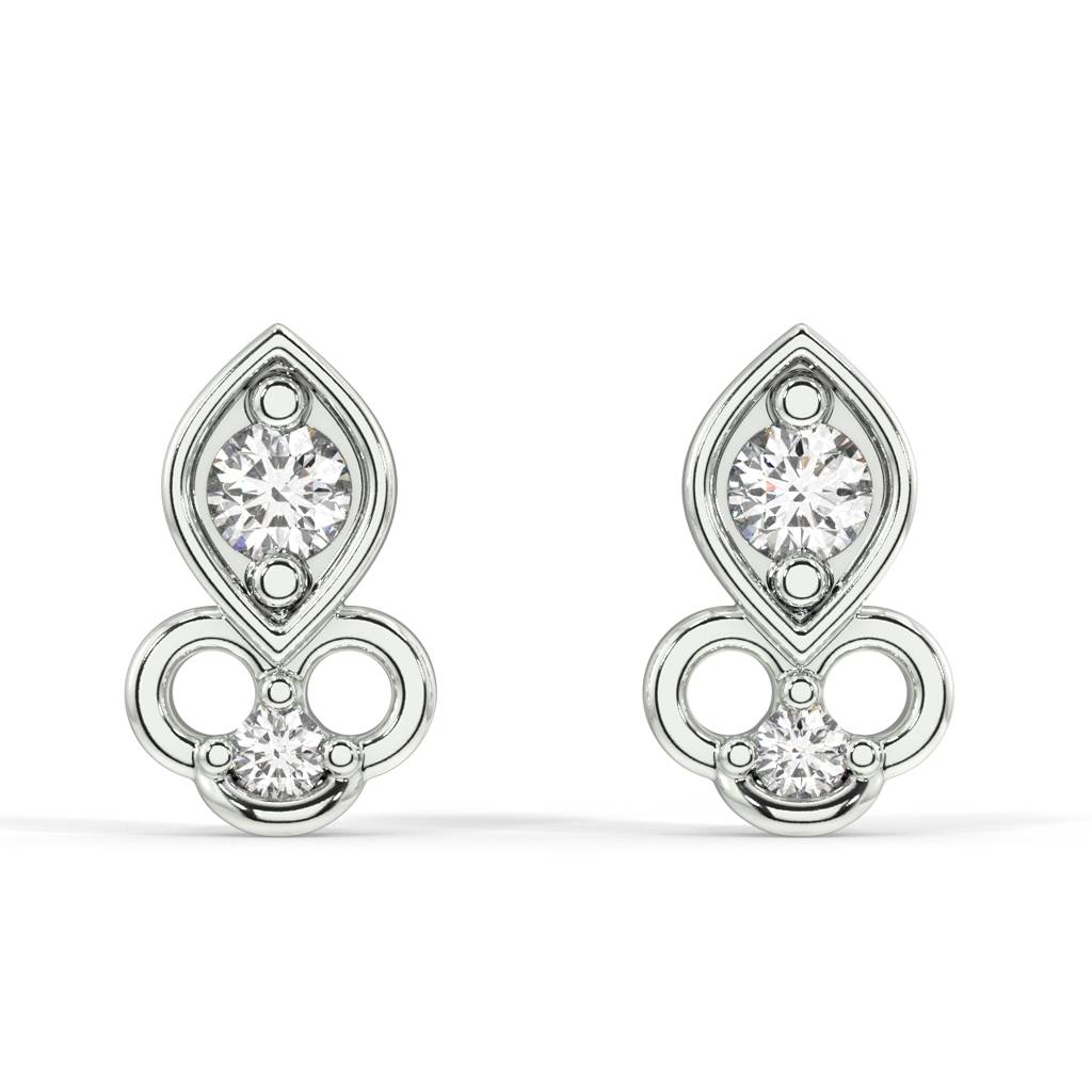 Vera Mini Stud Earrings : SLVR-APR-13VeraTinyStudEarrings