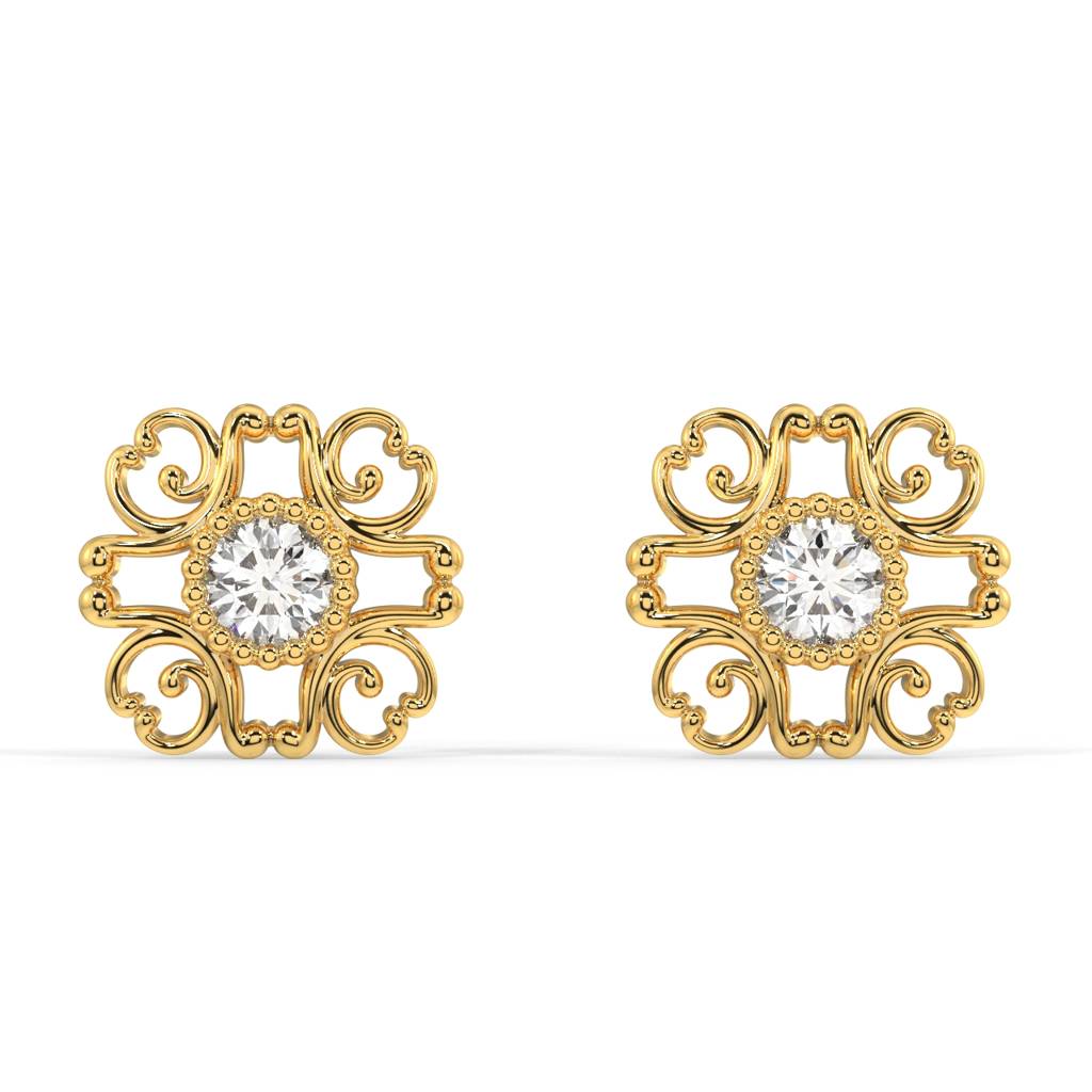 Thea Mini Stud Earrings : SLVR-APR-12TheaTinyStudEarrings