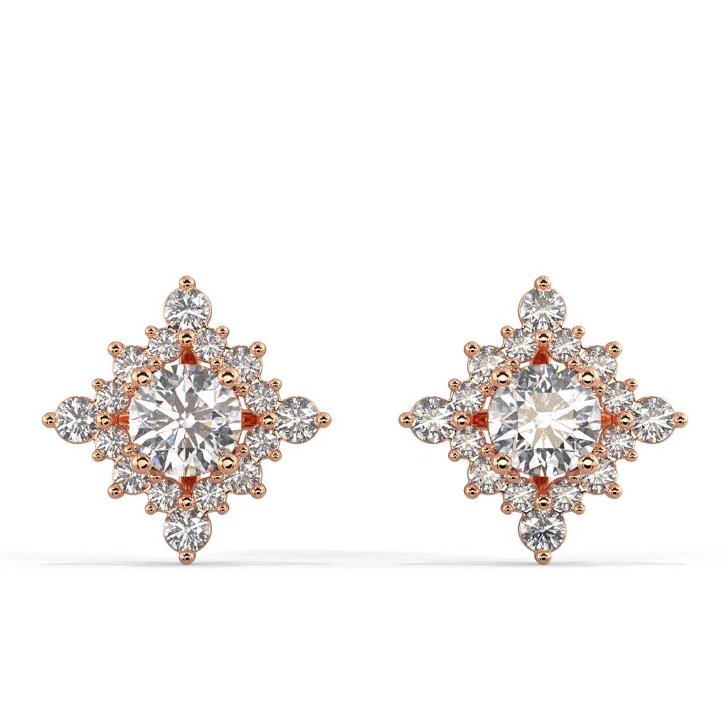 Kite Diamond Jacket Earrings : SLVR-E-06KiteDiamondJacketEarrings