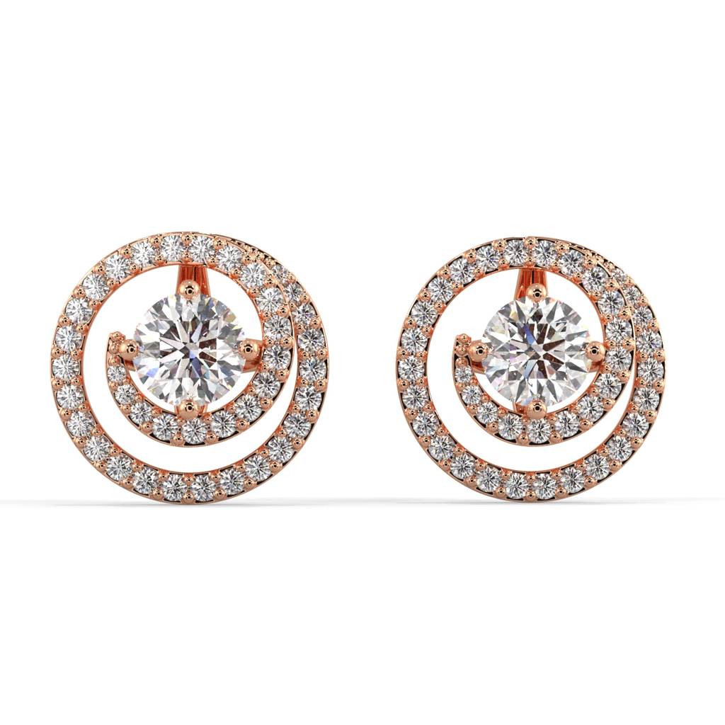 Whirlwind Diamond Jacket Earrings : SLVR-E-10WhirlwindDiamondJacketEarrings