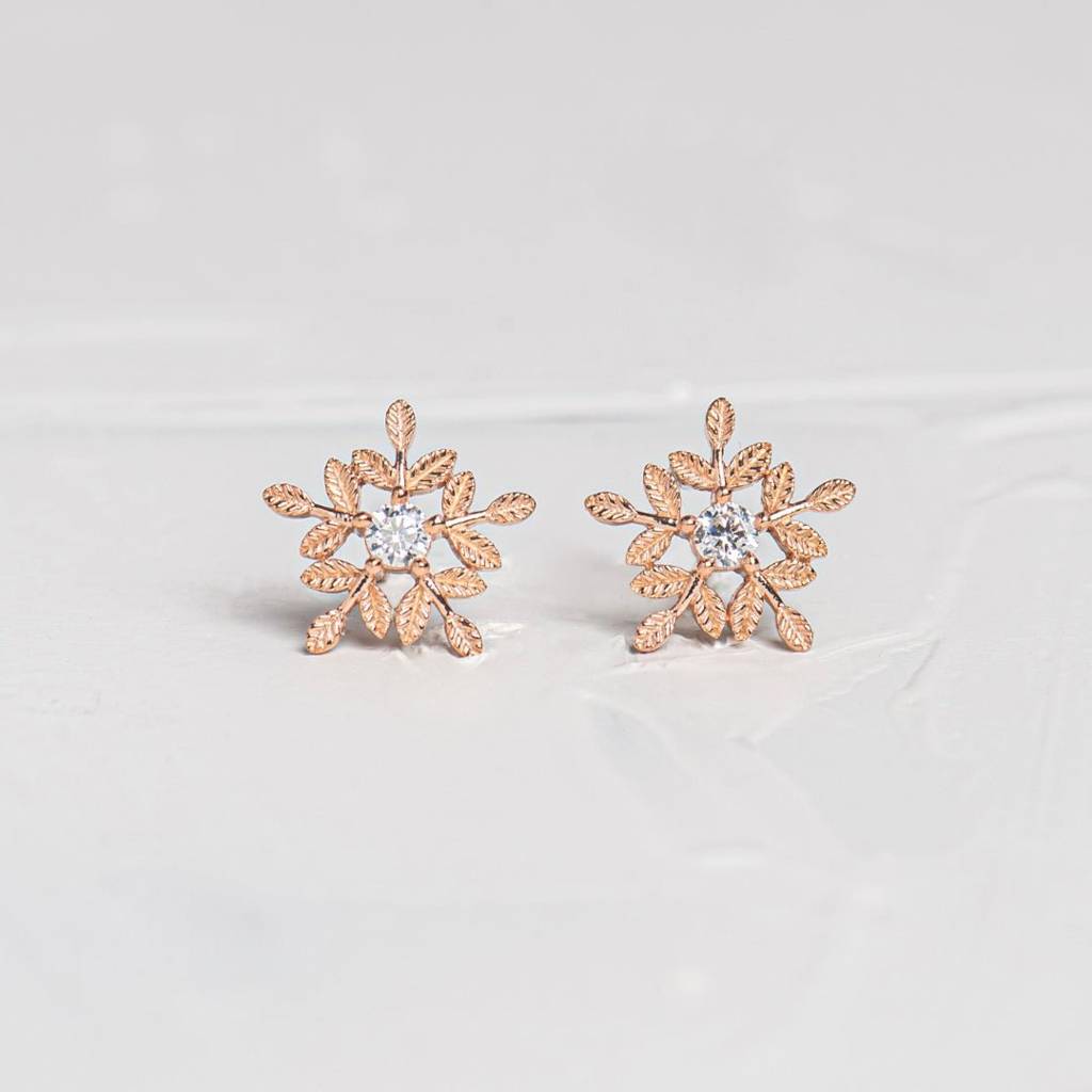 Sugar Snow Stud Earrings : SLVR-E-17SugarSnowStudEarrings