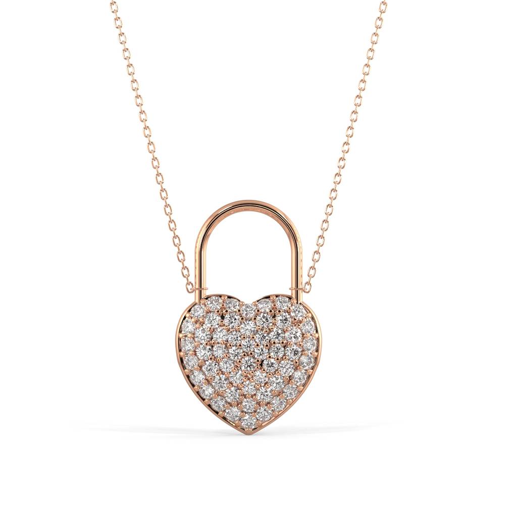 Heart Token Pendant Necklace : SLVR-P-31HeartTokenPendantNecklace
