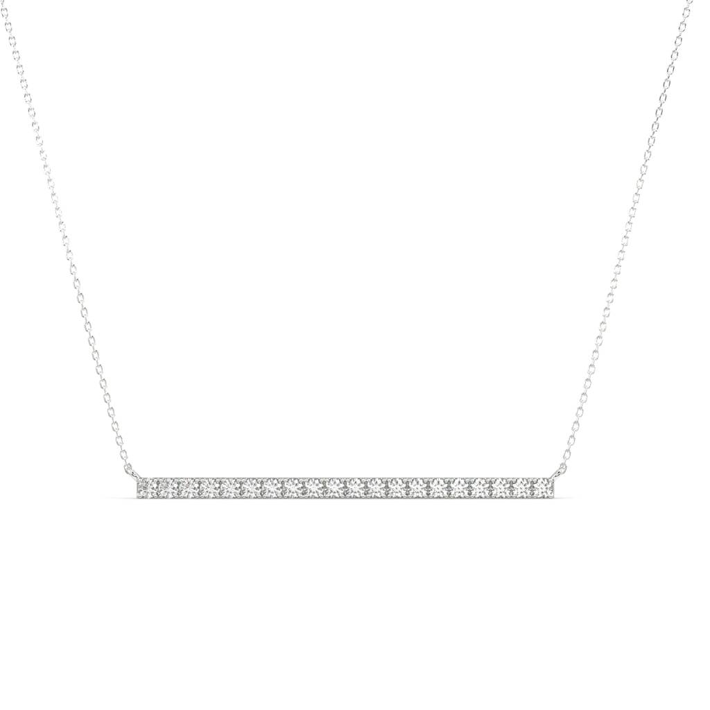 Simply Bar Pendant Necklace : SLVR-P-36SimplyBarPendantNecklace