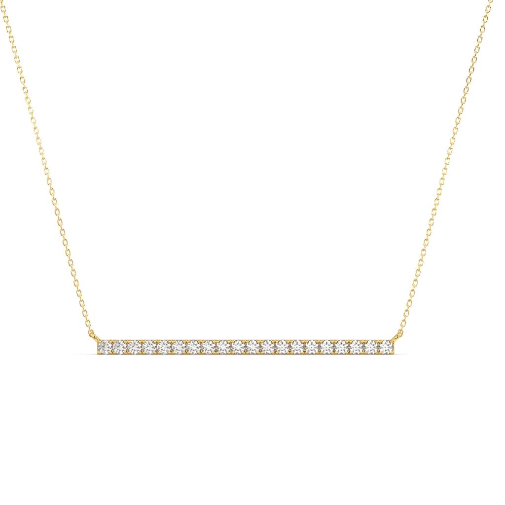 Simply Bar Pendant Necklace : SLVR-P-36SimplyBarPendantNecklace