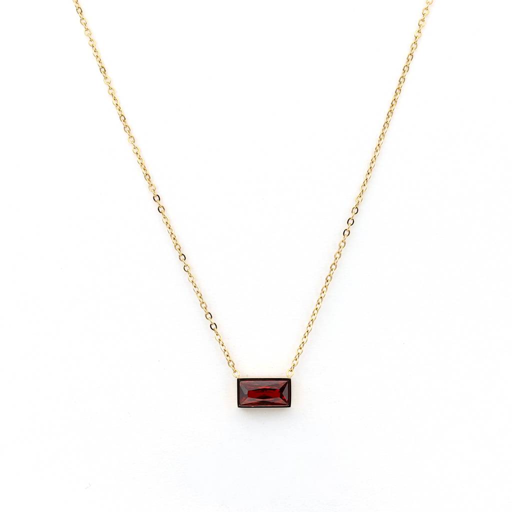 Crystal Bar Necklace : (S)N-D-10-0
