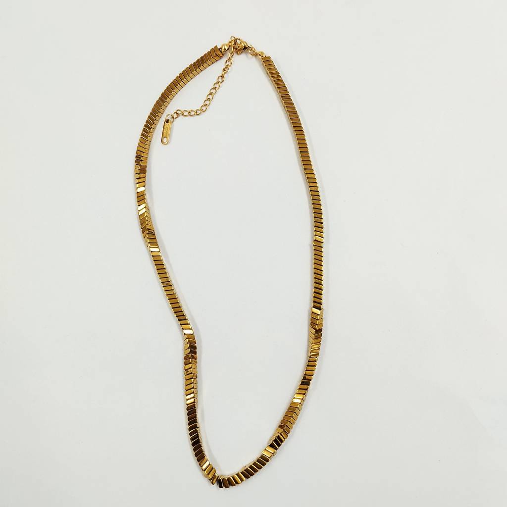 Gold Plated Stainless Steel Larissa Necklace : (S)N-D-12-0
