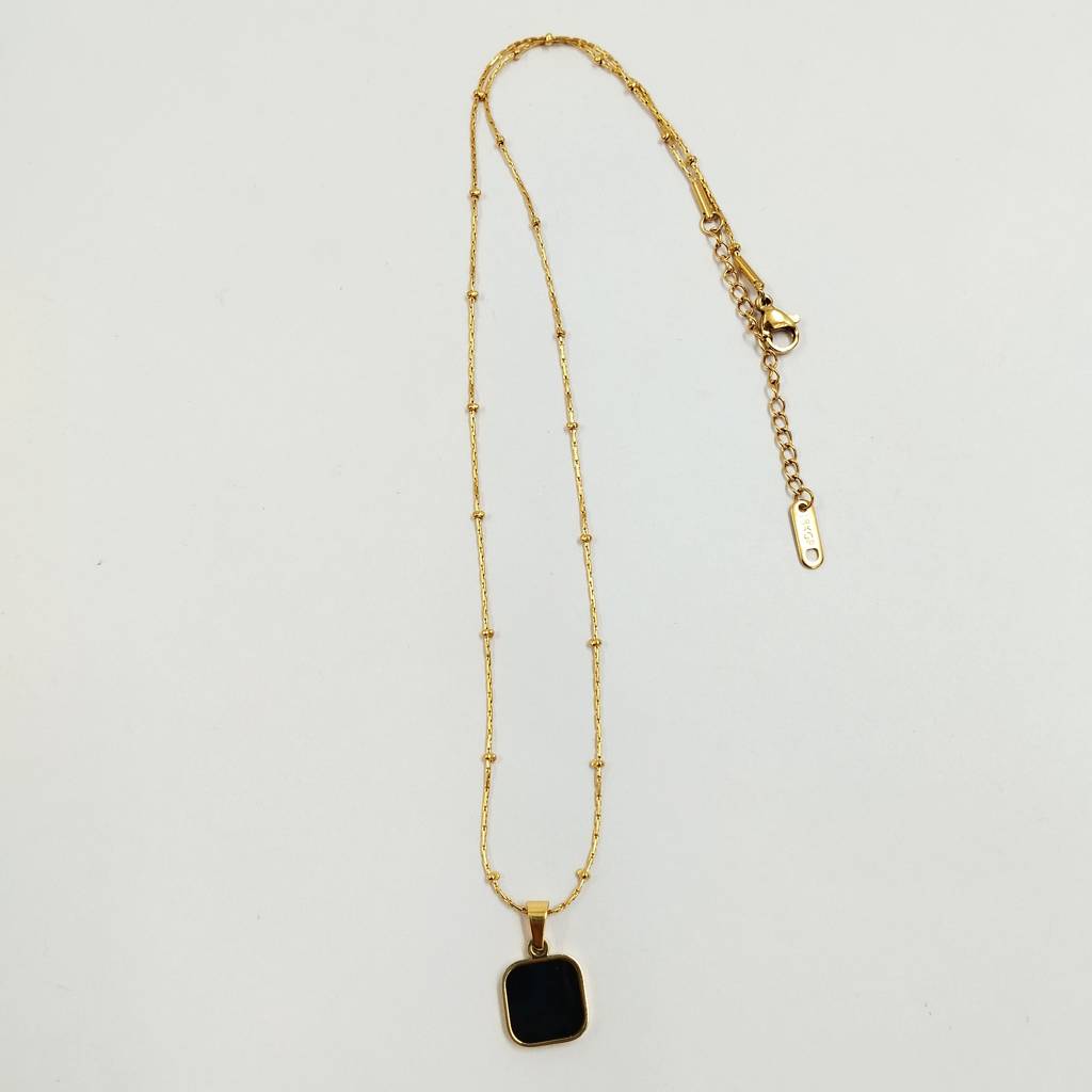 Gold Plated Stainless Steel Kayla Necklace : (S)N-D-4-0