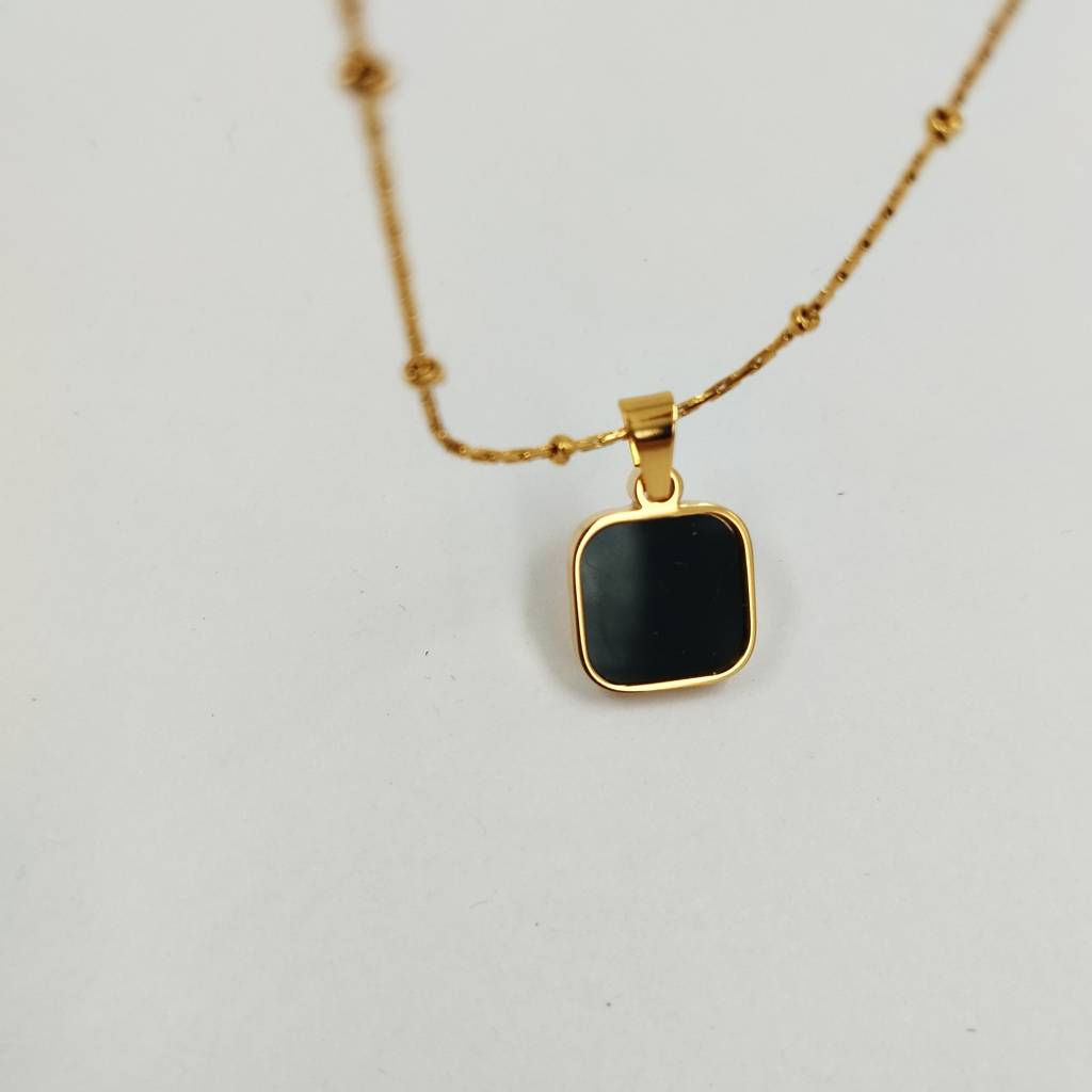 Gold Plated Stainless Steel Kayla Necklace : (S)N-D-4-0