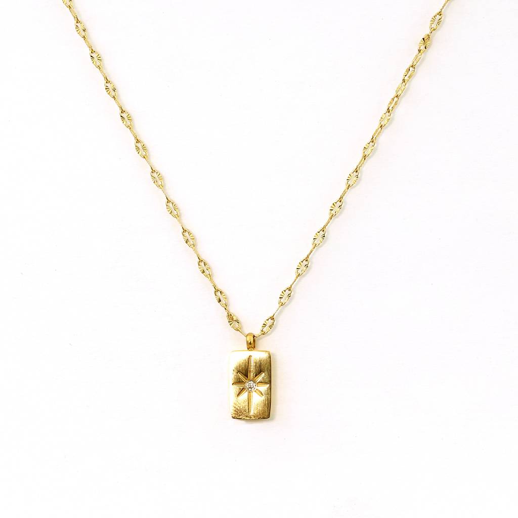 Gold Plated Stainless Steel Cindy Necklace : (S)N-D-8-0