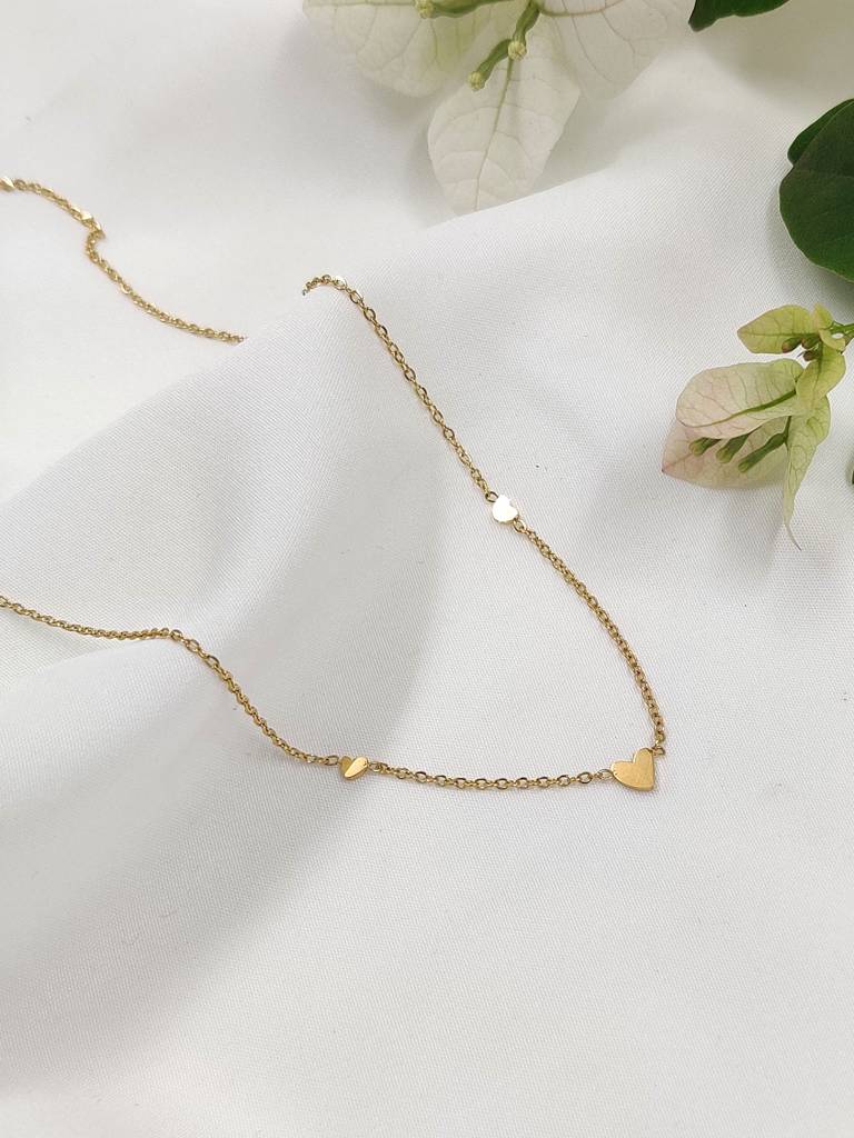 Gold Plated Stainless Steel Irina Necklace : (S)N-H-1-0