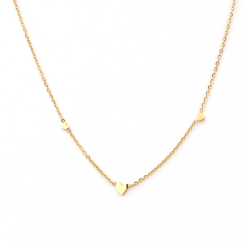 Gold Plated Stainless Steel Irina Necklace : (S)N-H-1-0